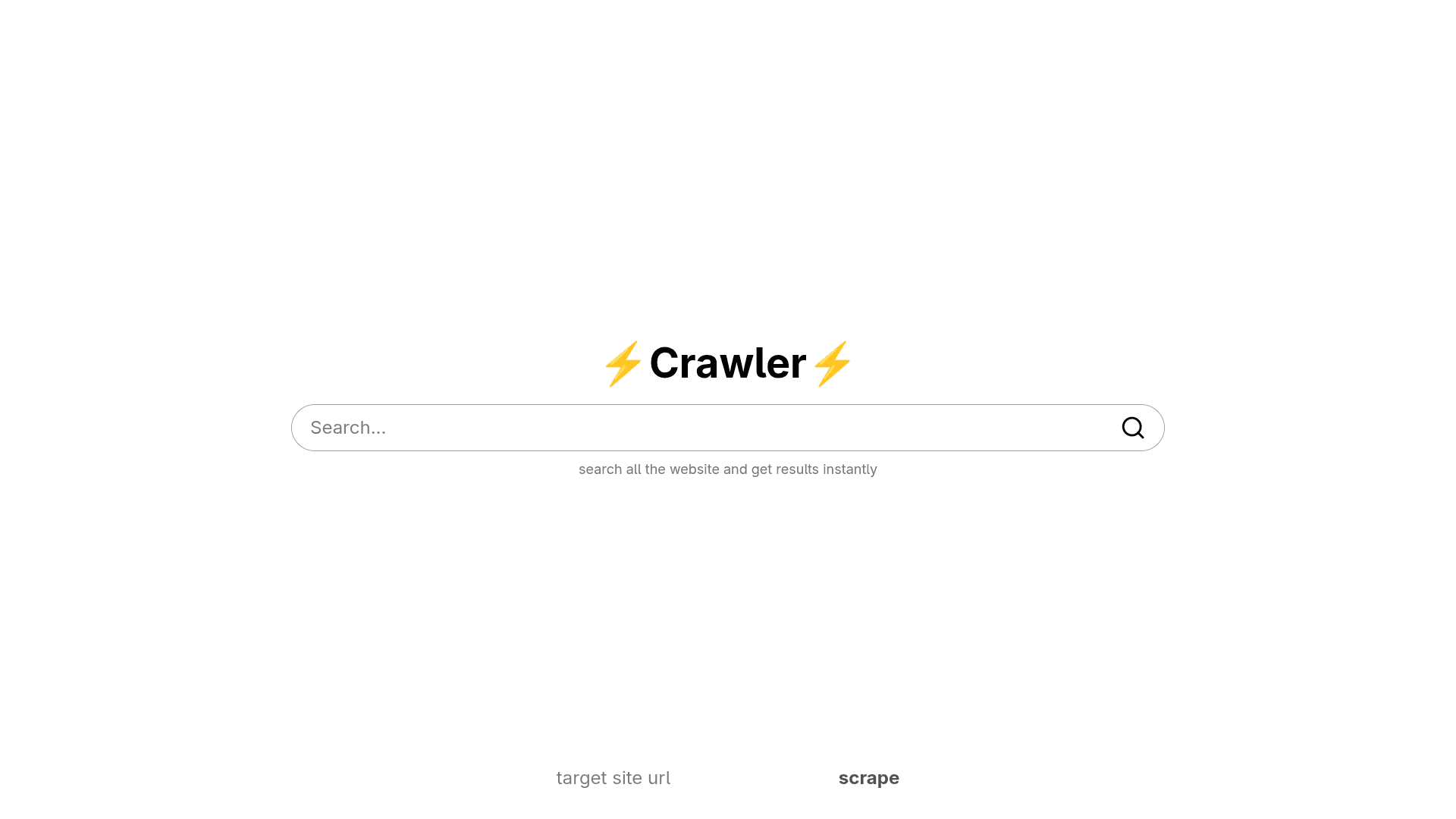 crawler - search engine